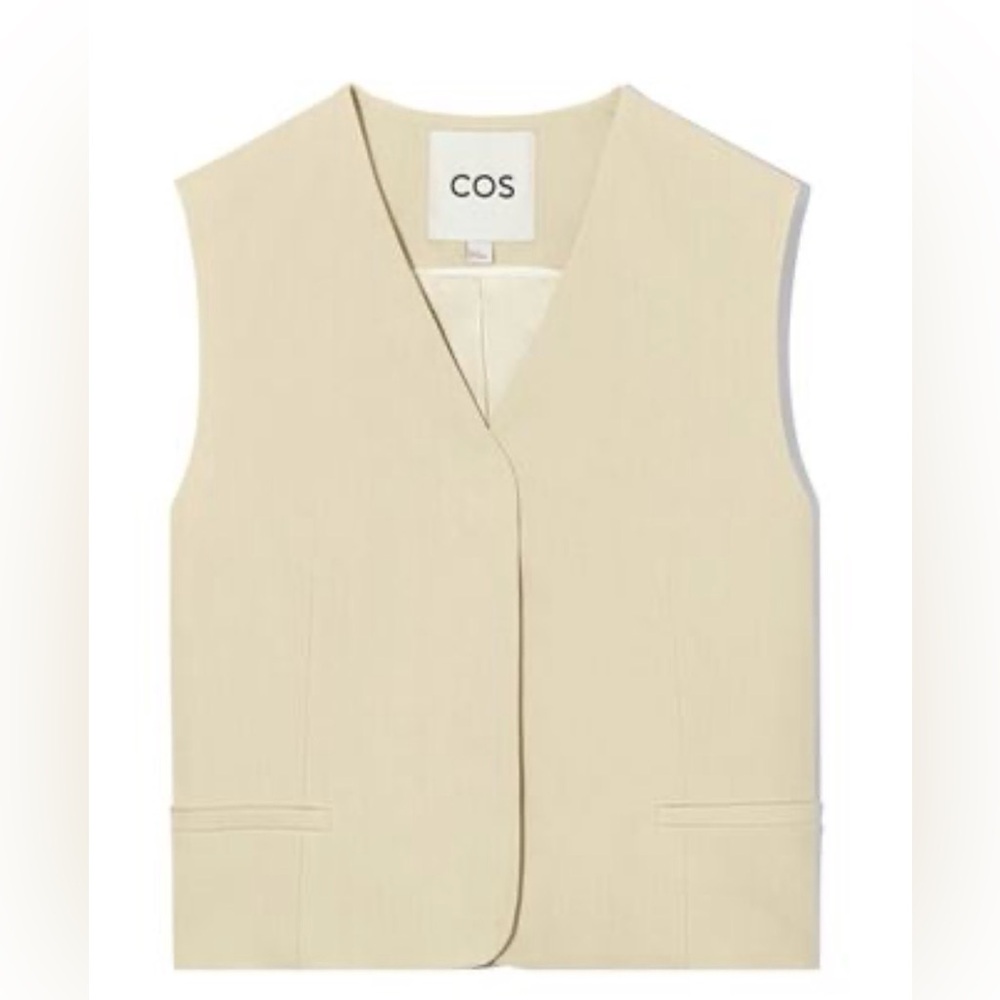 COS Light Beige Sleeveless Vest